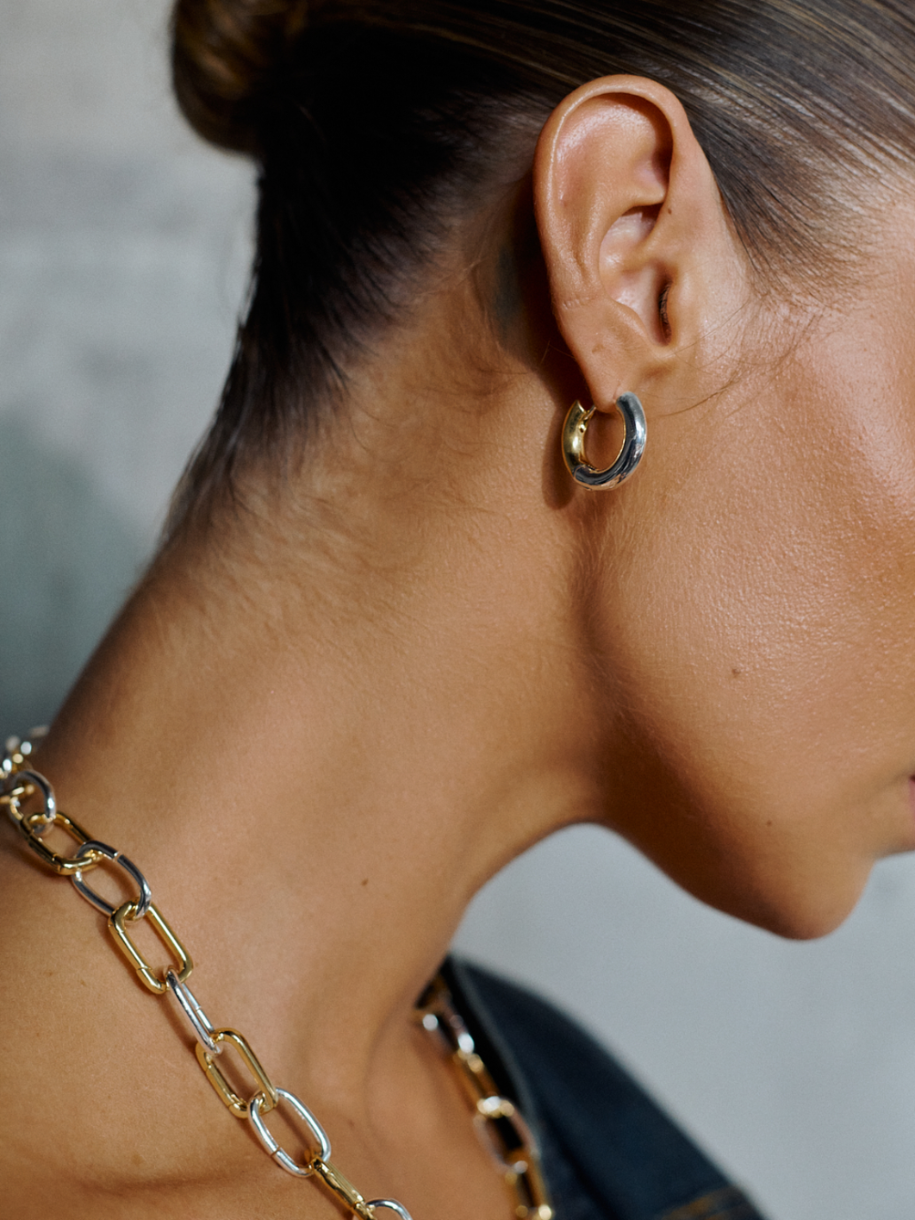 Dual Tone Hoops