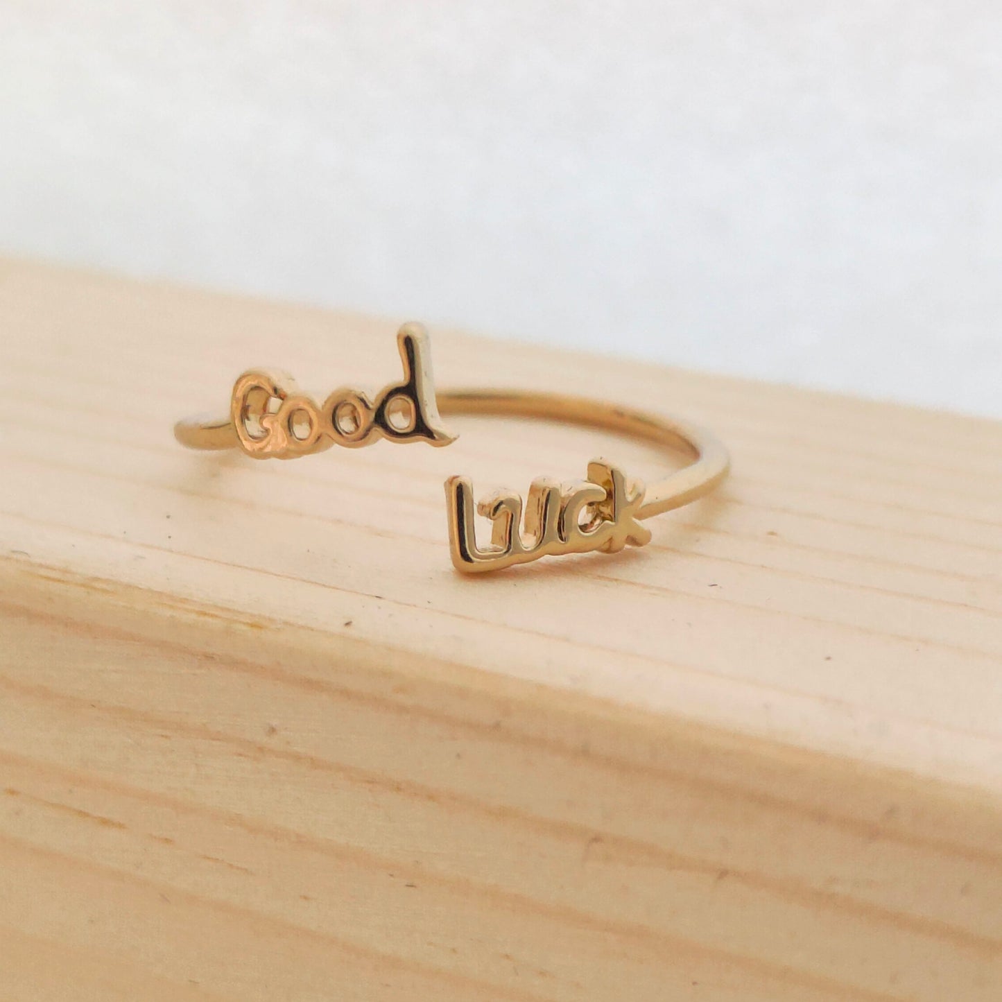 Cute Message Rings