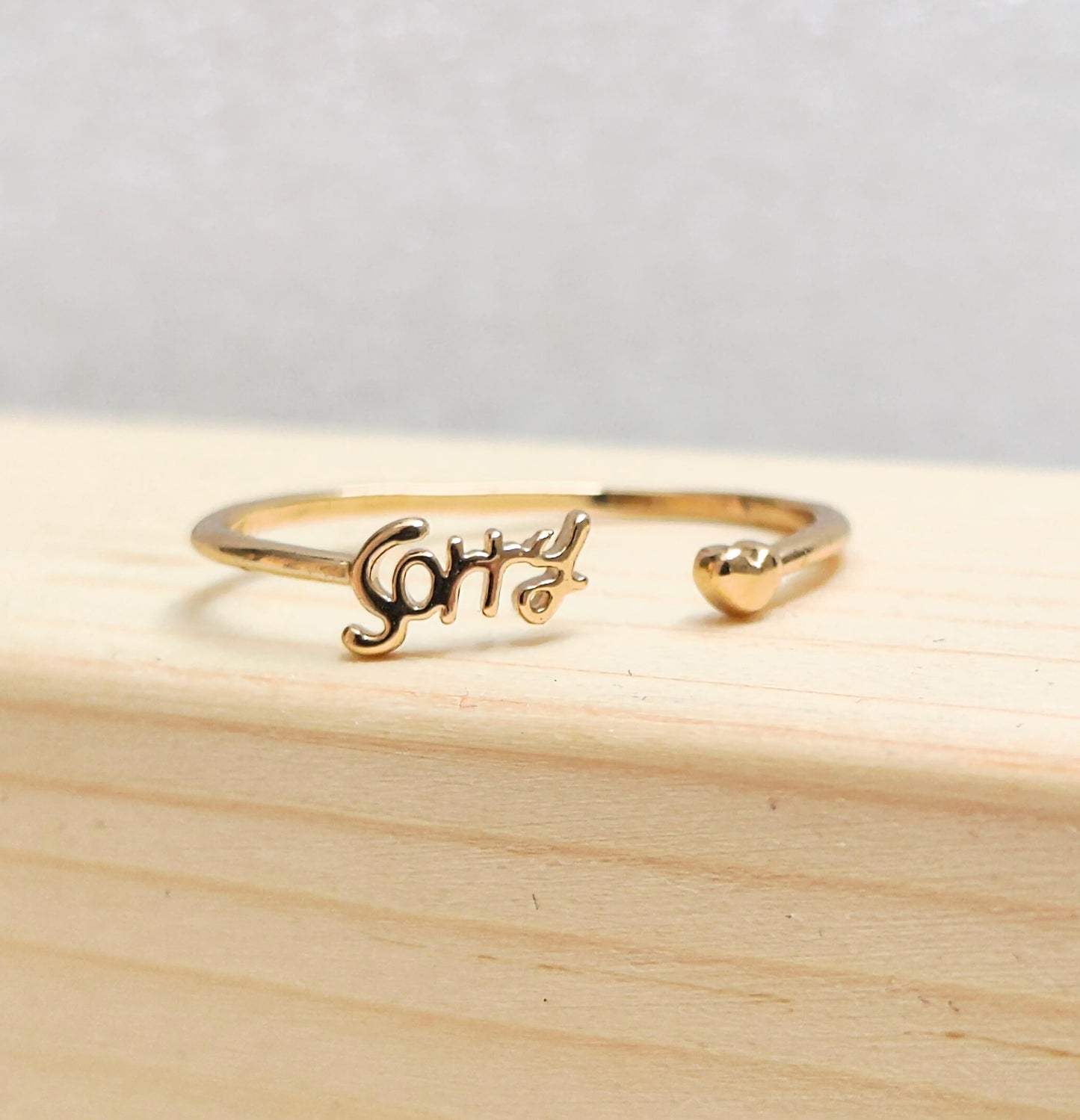 Cute Message Rings