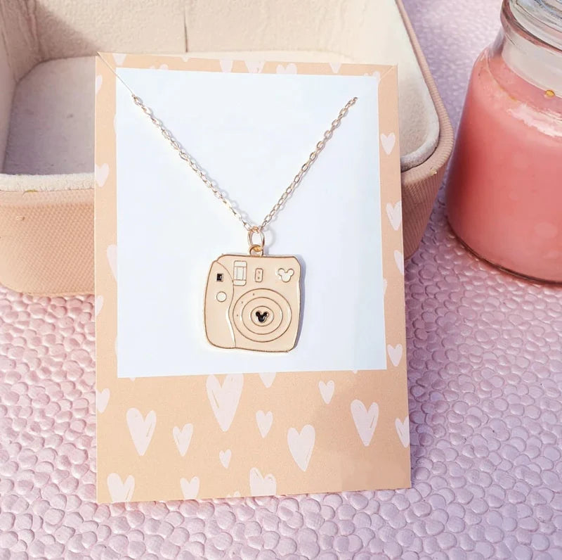 Polaroid Camera Necklace