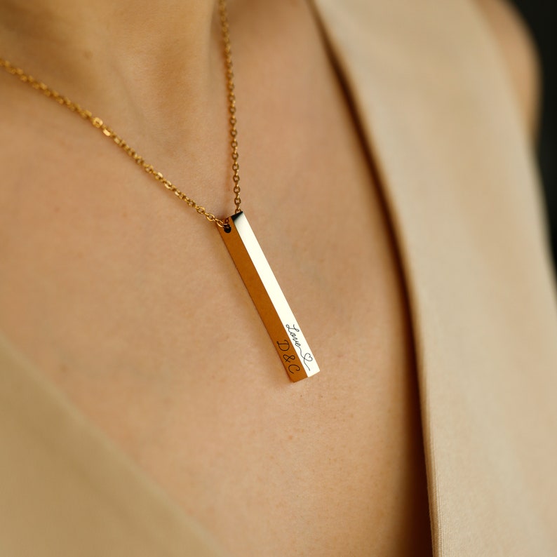 Customized Bar Necklace (No COD allowed on Customized orders)