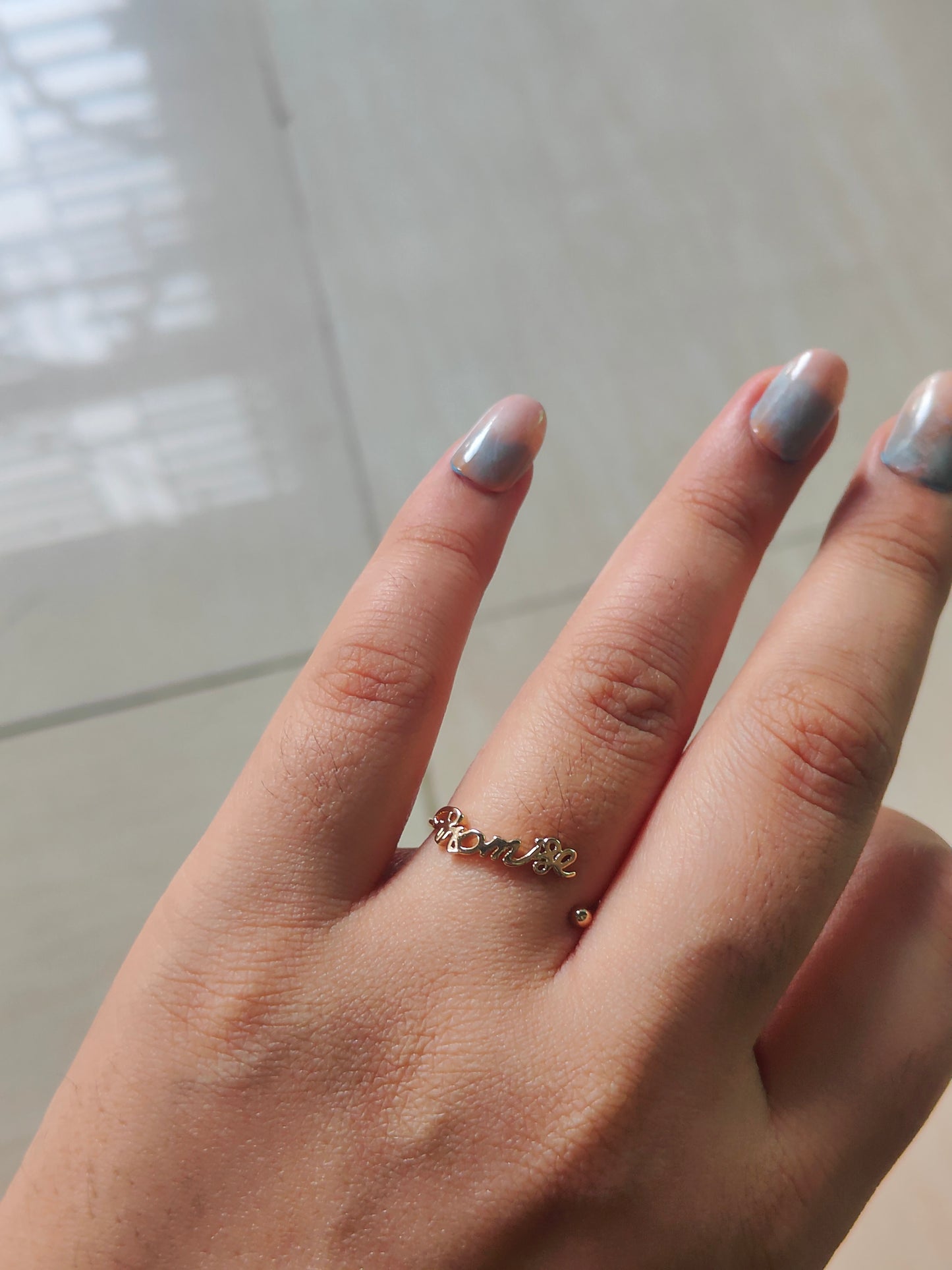 Cute Message Rings