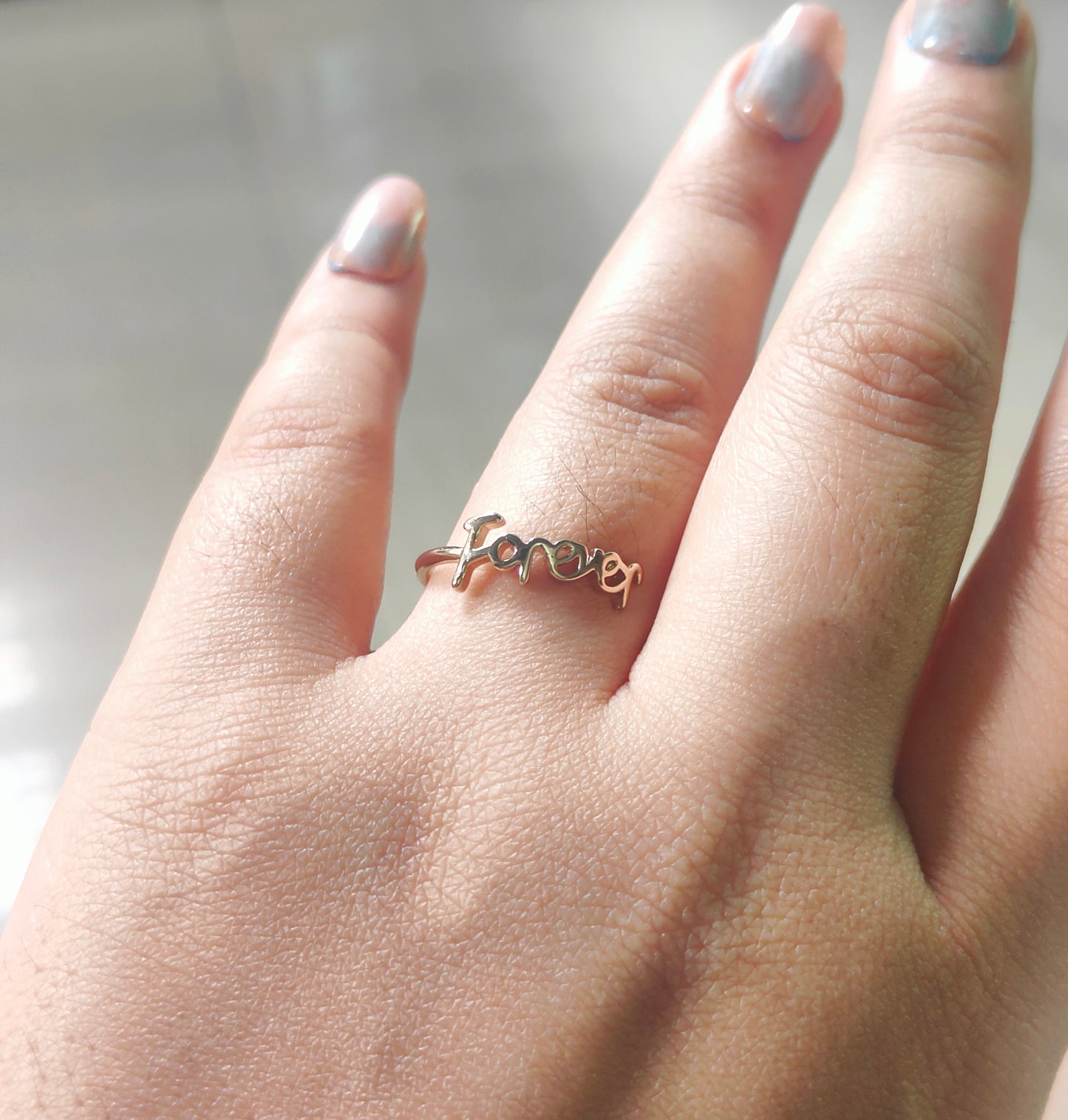 Cute Message Rings