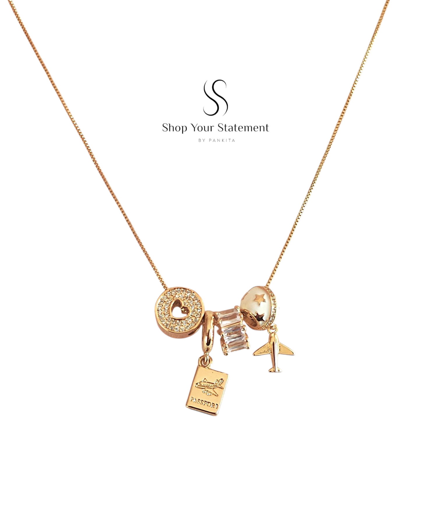Wanderlove Charm Necklace
