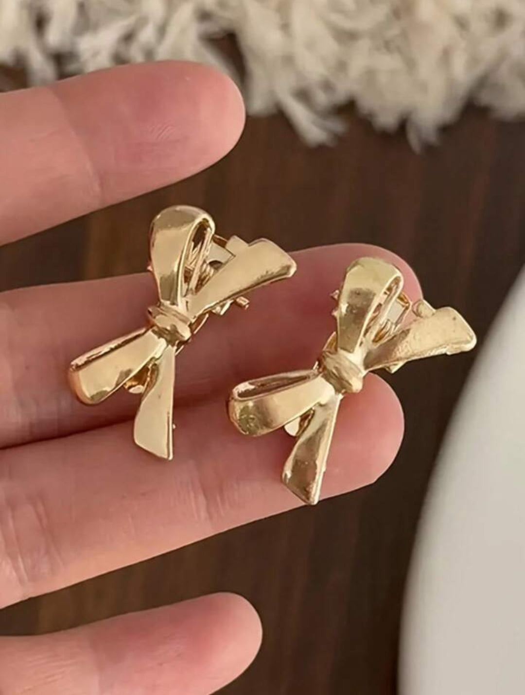 Mini Bow Hair Clips-Set of 4