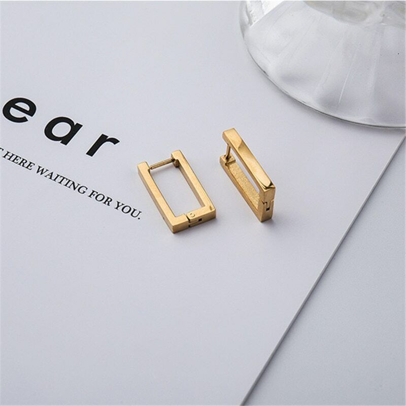 Rectangular Chunky Hoops