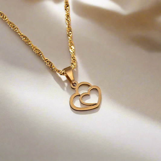 Amore TwinHeart Necklace