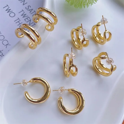 Cordelia Duo Stud Hoops