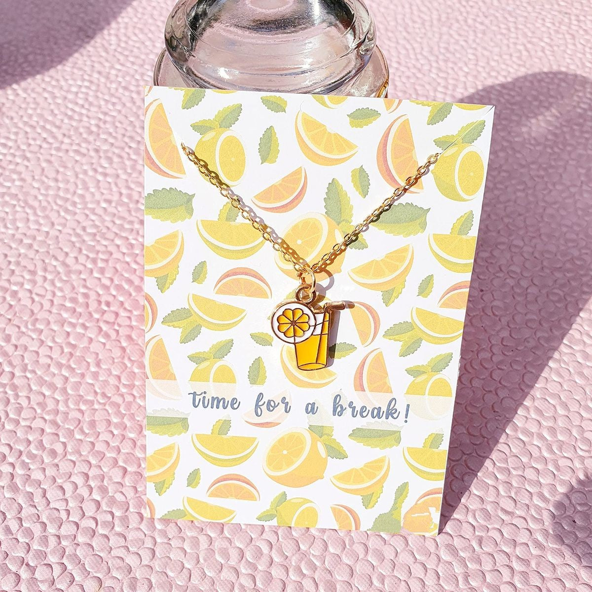 Lemonade pendant Necklace