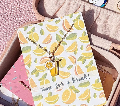 Lemonade pendant Necklace