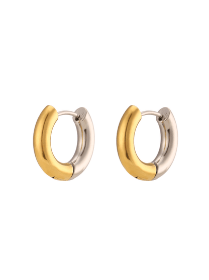 Catherine Two Tone Hoops