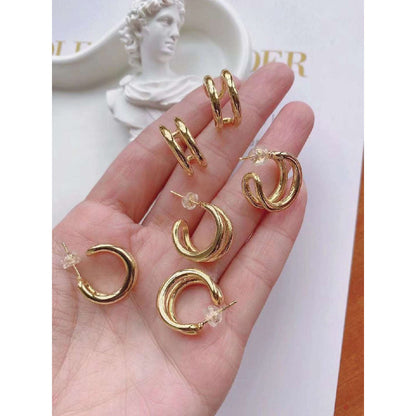 Cordelia Duo Stud Hoops