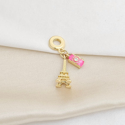 Paris at First Click Charm Necklace