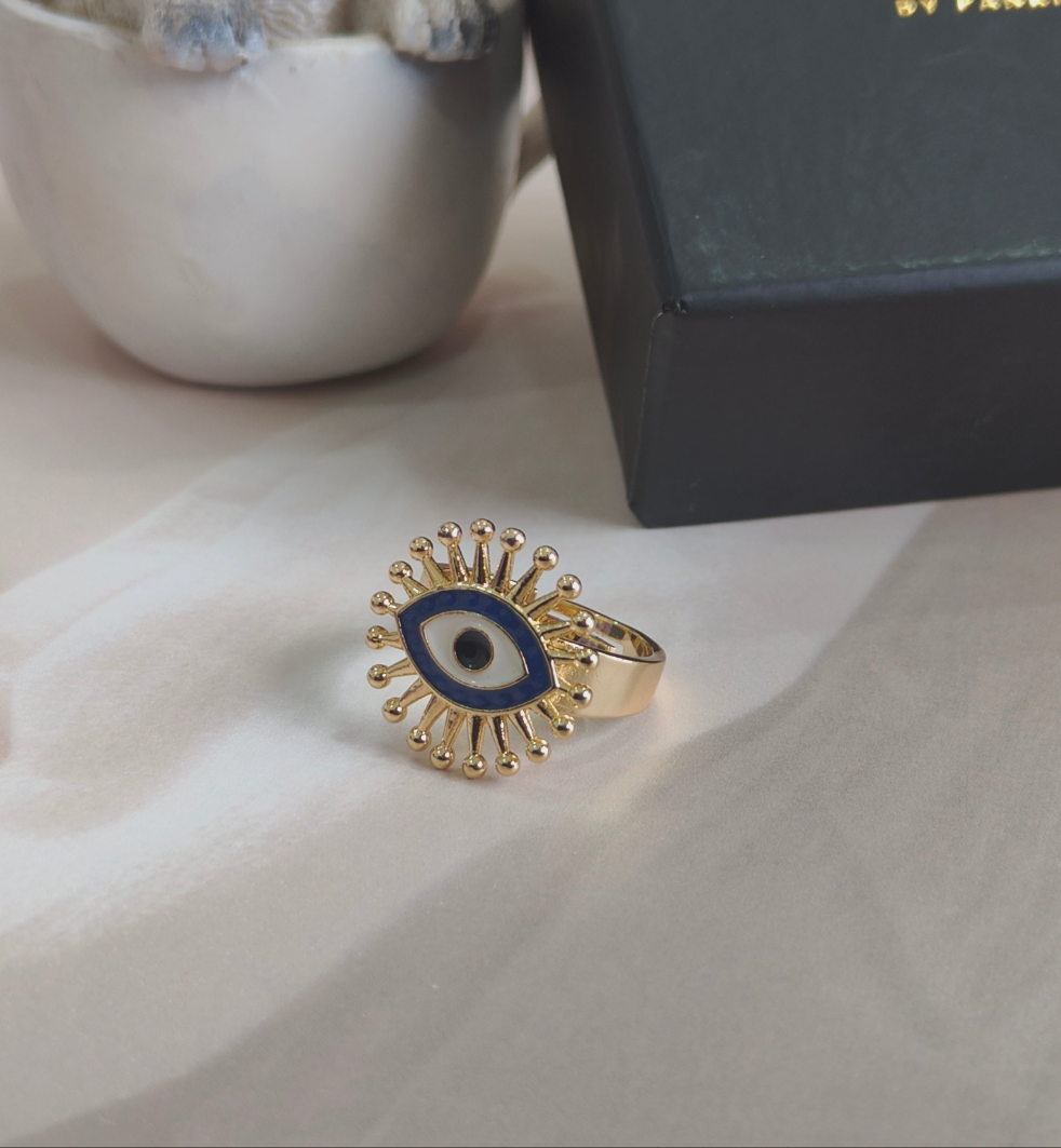 Evil Eye Glam Ring