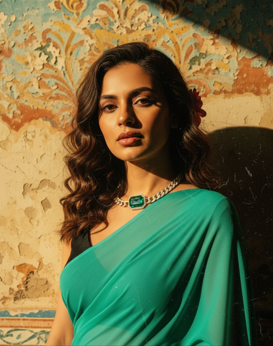 Rich Emerald Cuban Choker Necklace
