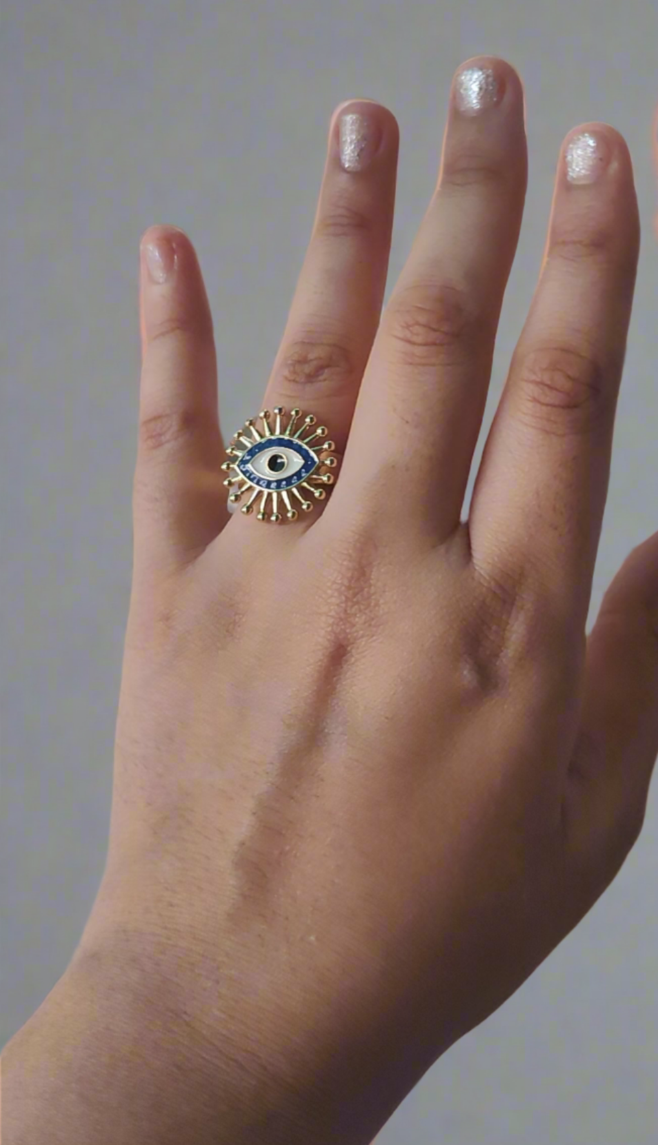 Evil Eye Glam Ring