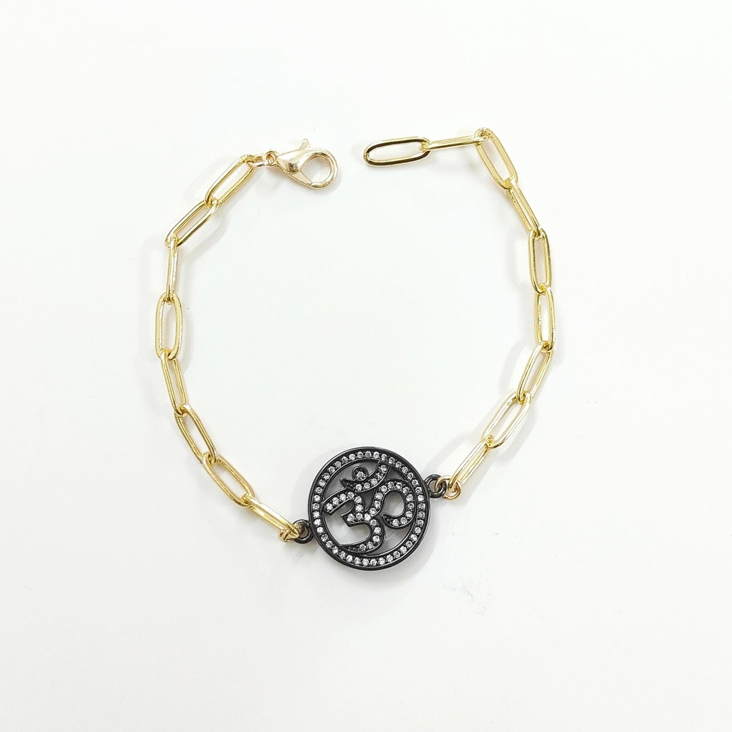 Soulful Om Link Bracelet