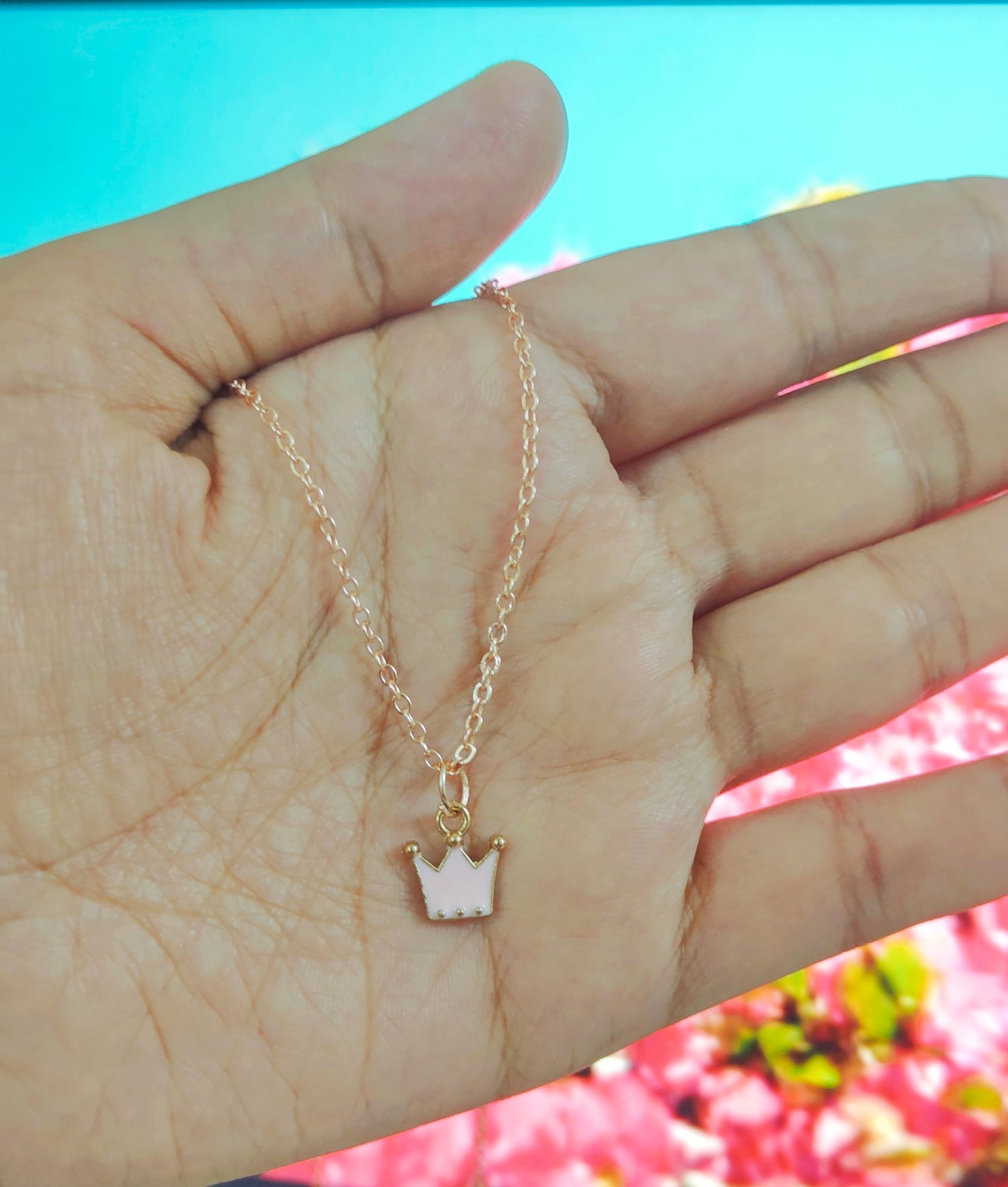 Classy Princess Crown Necklace