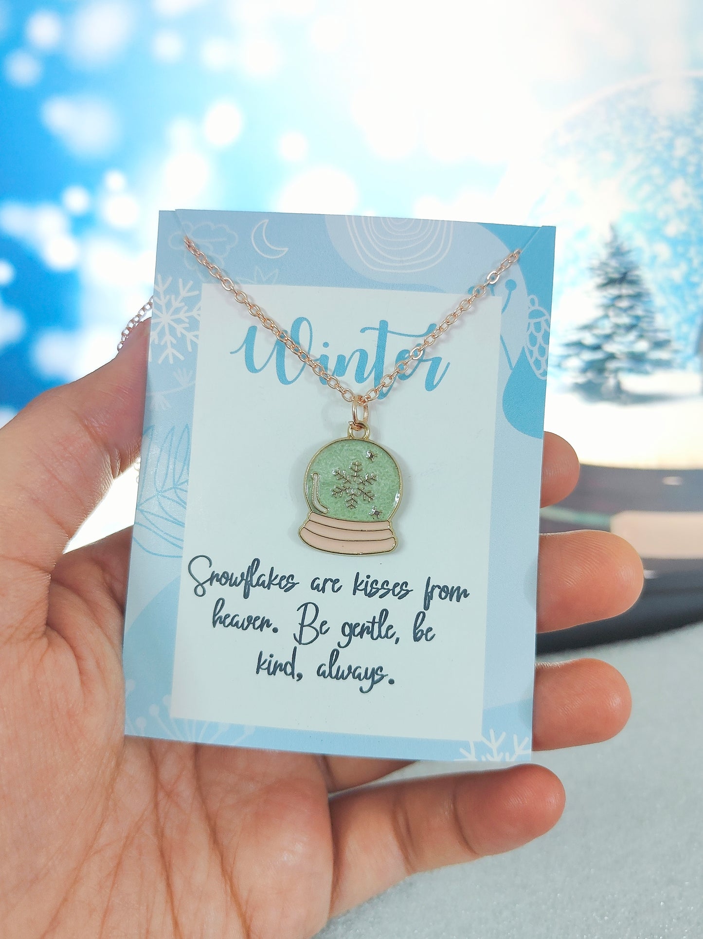 Magical Snow Globe Necklace