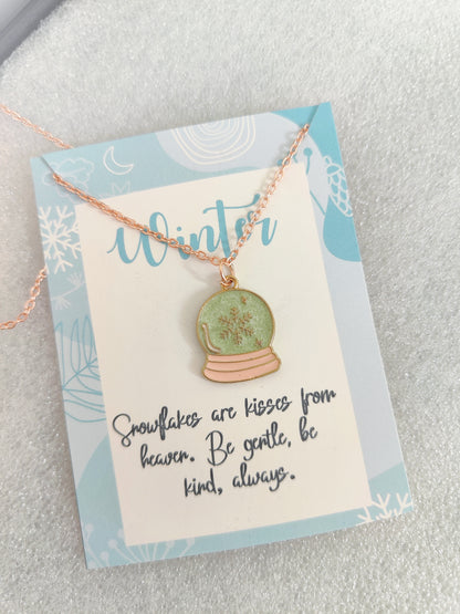 Magical Snow Globe Necklace