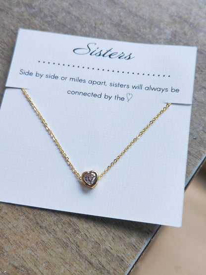 Diamond Heart Pendant Necklace