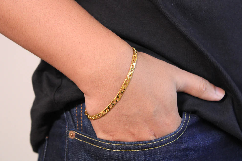 Mini Cuban Link Bracelet 3 MM - (2 Colour Varients Available)