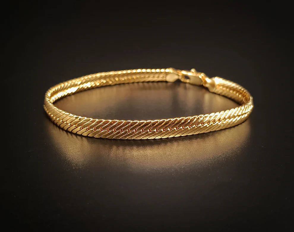 Thin Snake Bracelet - (2 Colour Varients Available)