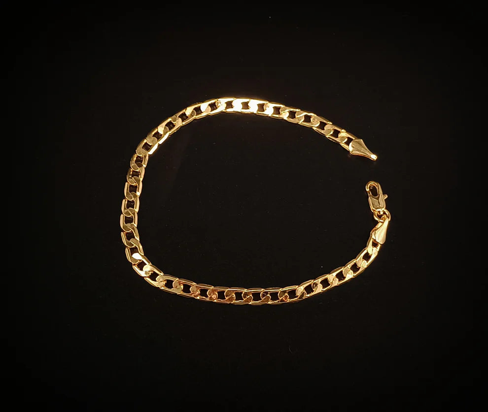 Mini Cuban Link Bracelet 3 MM - (2 Colour Varients Available)