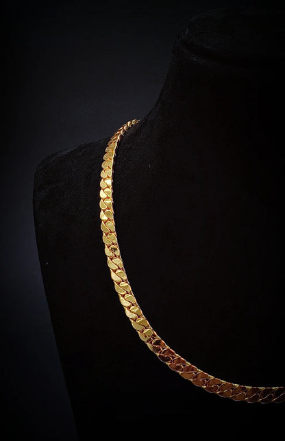 PAVE CUBAN CHAIN 6 MM (2 colour options available)