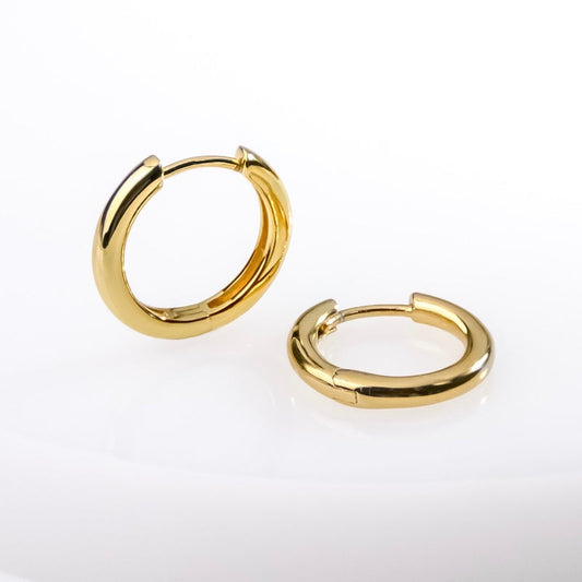 Classic Huggie Earrings -10mm