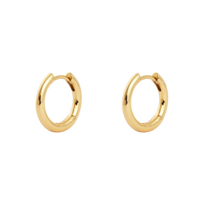 Classic Huggie Earrings -10mm