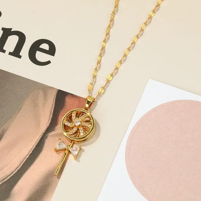 Sweet Spin Pendant Necklace