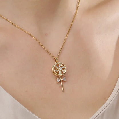 Sweet Spin Pendant Necklace