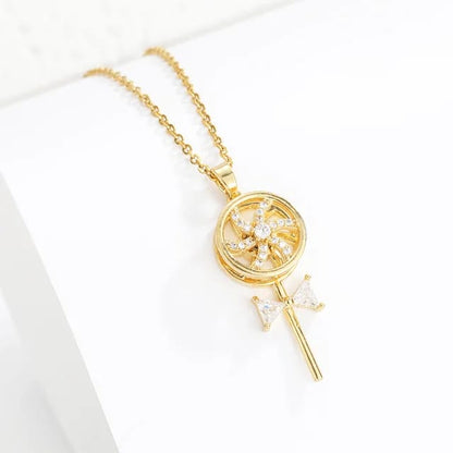 Sweet Spin Pendant Necklace