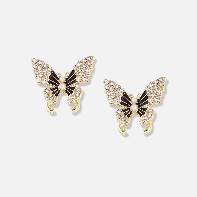 Butterfly Gleam Stud Earrings