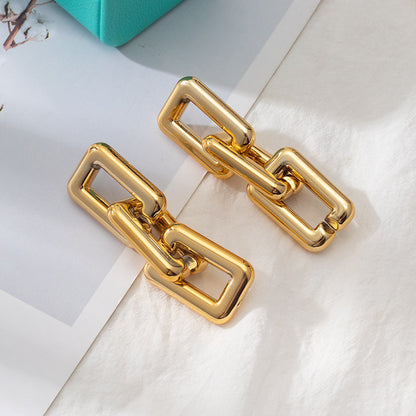 Cuban Link Drop Earrings - (Available in 2 Variants)