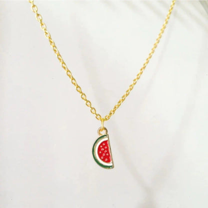 Summer Bliss Watermelon Necklace