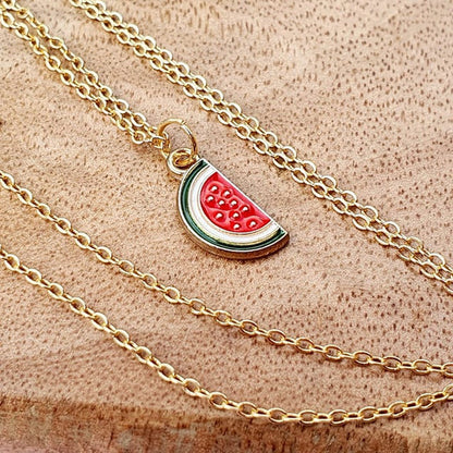 Summer Bliss Watermelon Necklace