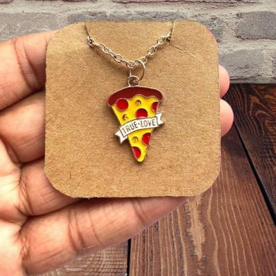 True Love Pizza Necklace