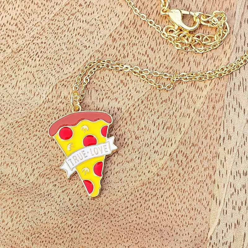 True Love Pizza Necklace