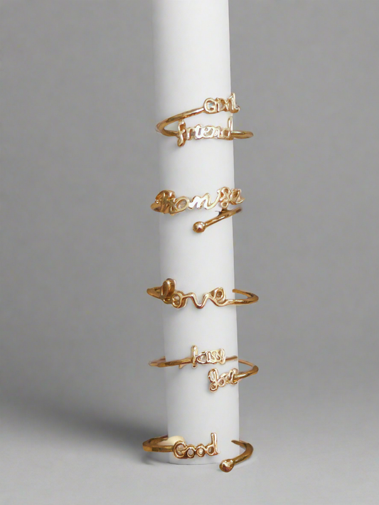 Cascade of Love: Set of 5 Rings