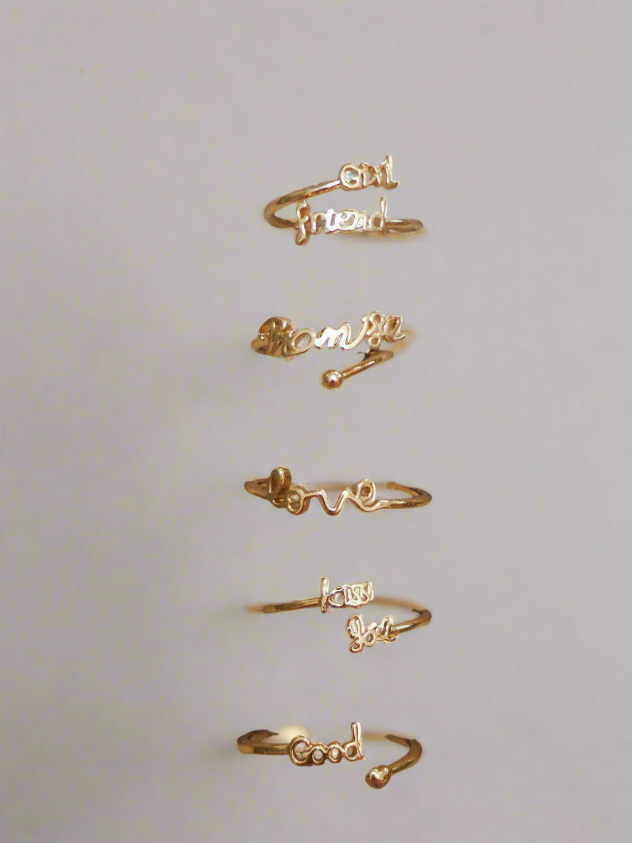 Cascade of Love: Set of 5 Rings