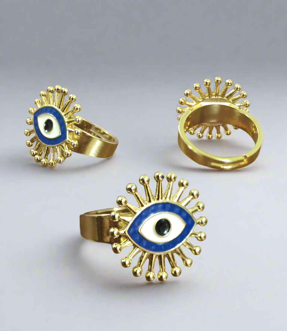 Evil Eye Glam Ring