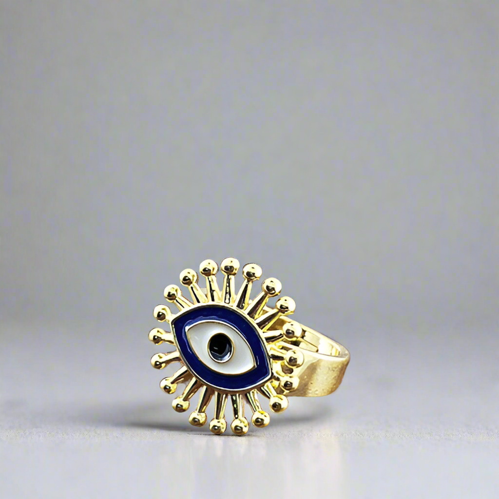 Evil Eye Glam Ring