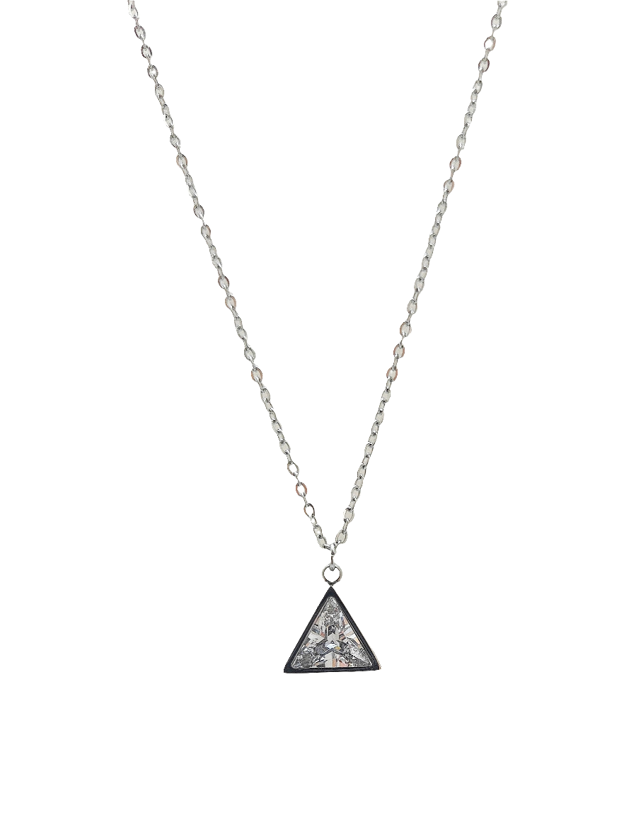 Pyramid Solitaire Necklace