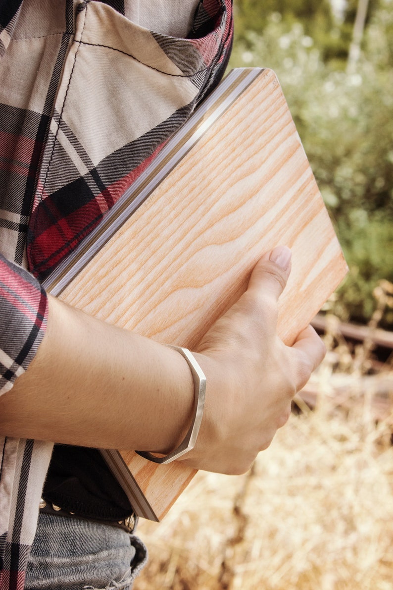 Customizable Hexagon Cuff Bracelet