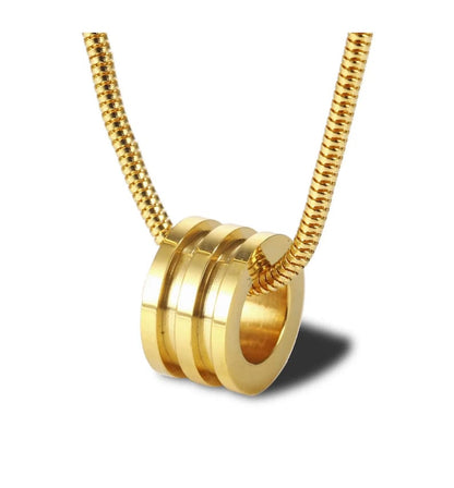 Golden Barrel Necklace