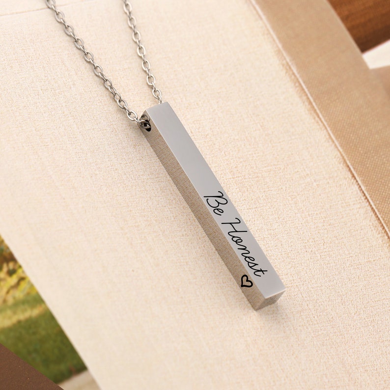 Customized Bar Necklace (No COD allowed on Customized orders)