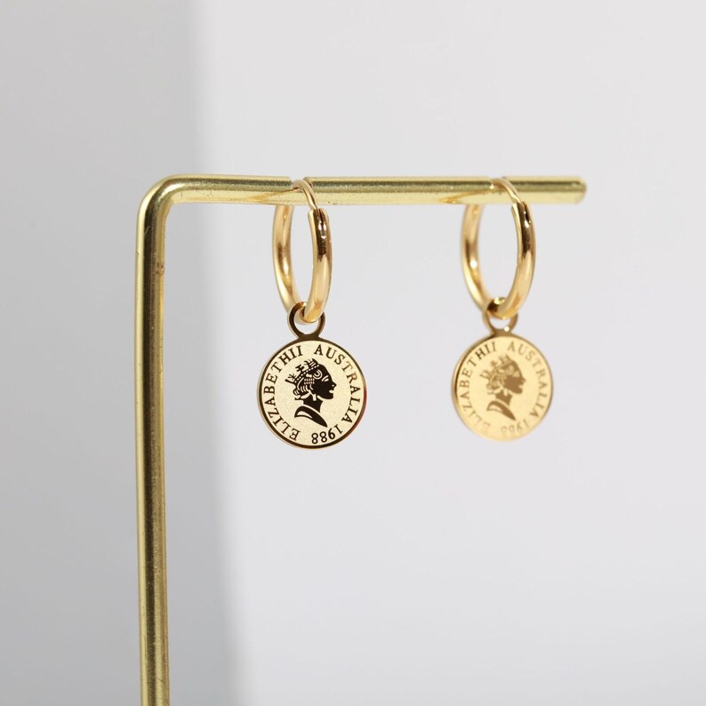 Majestic Charm Hoop Earrings