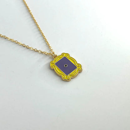 Friends Purple Door Frame Necklace